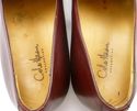 COLE HAAN sz 11.5 LEATHER SPLIT TOE STRAP LOAFERS 