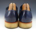 PRADA sz 7 PATENT LEATHER CAP TOE OXFORDS 2EE086 M