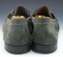 MAGNANNI sz 12 SUEDE APRON TOE BIT LOAFERS 15842 M