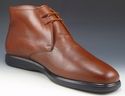 New - SANTONI sz 10.5 LEATHER PLAIN TOE CHUKKA BOO