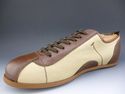 PRADA sz 7 CANVAS & LEATHER SNEAKER 4E0003 MENS BR