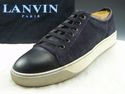 LANVIN sz 8 SUEDE LOW CUT SNEAKER AM5ME3B026 MENS 