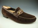 CHRISTIAN DIOR sz 9.5 SUEDE BIT LOAFERS 55038 MENS