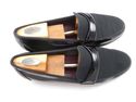 FERRAGAMO sz 10 EE DEAN TUXEDO LOAFERS HU23312 MEN