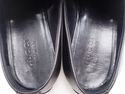 GUCCI sz 9.5 LEATHER LOGO PLATE LOAFERS 253304 MEN