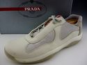 PRADA sz 9 LEATHER NEVADA BIKE SNEAKER PS0906 MENS