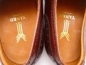 New - YANKO sz 8 LEATHER WINGTIP OXFORDS MENS BROW