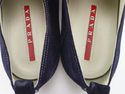 PRADA sz 10.5 SUEDE LOW CUT SNEAKERS 4E2446 MENS D