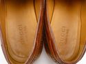 GUCCI sz 9 LEATHER WINGTIP TASSEL LOAFERS 295177 M