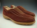 TODS sz 9 SUEDE BICYCLE TOE SLIP ON LOAFERS MENS R