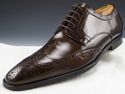 DOLCE & GABBANA sz 9 PATENT LEATHER WINGTIP OXFORD