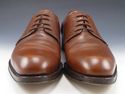 FERRAGAMO sz 9.5 LEATHER PLAIN TOE OXFORDS UG52526