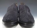 PRADA sz 8.5 TEXTURED SUEDE SPLIT TOE LOAFERS 2P10