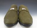 GUCCI sz 7 NUBUCK APRON TOE LOAFER 247494 MENS OLI