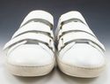 LOUIS VUITTON sz 6.5 LEATHER STRAP SNEAKERS GO0077