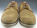 JOHN VARVATOS sz 11.5 MONACO STAMPED SUEDE DECK OX