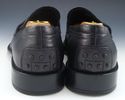 TOD'S sz 9.5 LEATHER PENNY STYLE STRAP LOAFERS MEN