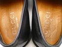 GUCCI sz 7 LEATHER LUG SOLE BIT LOAFERS 016343 MEN