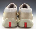 PRADA sz 8.5 LEATHER & NYLON MESH SNEAKERS PS0906 