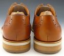 FERRAGAMO sz 8 RICHIE WINGTIP LACE LESS OXFORDS ME