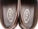 TOD'S sz 9 LEATHER MOCCASIN TOE STRAP LOAFERS MENS