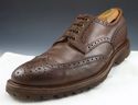 BRUNELLO CUCINELLI sz 46 LEATHER WINGTIP OXFORDS M