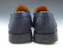 TOD'S sz 10 NUBUCK MOCCASIN TOE STRAP LOAFER MENS 