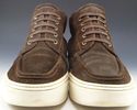 FERRAGAMO sz 10.5 SUEDE LACE UP DESERT BOOTS TV148