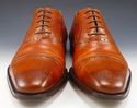 MAGNANNI sz 10 SANTIAGO LEATHER CAP TOE OXFORDS 13