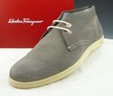 FERRAGAMO WORLD sz 8 RICO SUEDE CHUKKA BOOTS TZ152