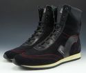 FERRAGAMO sz 7 AA SUEDE HIGH TOP SNEAKERS SE1066 M