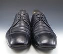 PRADA sz 8.5 LEATHER BICYCLE TOE OXFORDS 2E2622 ME