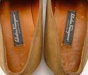 FERRAGAMO sz 8 NUBUCK LEATHER STRAP LOAFERS PUE282