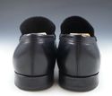 FERRAGAMO sz 8 EE LEATHER APRON TOE LOAFER VF20459