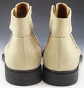 VERSACE sz 6.5 NUBUCK LEATHER GORED ANKLE BOOTS 11