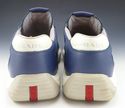 PRADA sz 9.5 LEATHER DOUBLE STRAP SNEAKERS 4P1831 