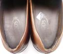 TOD'S sz 9 LEATHER STRAP LOAFERS MENS BROWN fits U