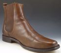 FRYE sz 8.5 LEATHER PLAIN TOE PULL ON BOOTS 87145 