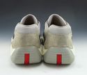 PRADA sz 9 LEATHER & NYLON MESH SNEAKERS PS0906 ME