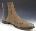 FERRAGAMO sz 8.5 BLASONE WINGTIP BOOTS UG29404 MEN