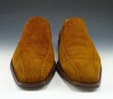 CALZOLERIA TOSCANA sz 41 SUEDE BICYCLE TOE LOAFER 