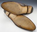 SANTONI sz 13 TANNER LEATHER MONK STRAP OXFORDS ME