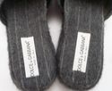 DOLCE & GABBANA sz 10 CASHMERE SLIDE SANDALS 746 M