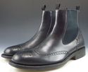 BRUNO MAGLI sz 8 LEATHER WINGTIP PULL ON BOOTS MEN