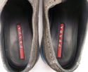 PRADA sz 9.5 SUEDE WINGTIP DOUBLE SOLE SNEAKER 4E2