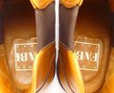 FABI sz 42 LEATHER WINGTIP CHELSEA ANKLE BOOTS MEN