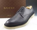 GUCCI sz 9.5 LEATHER PLAIN TOE OXFORD 281937 MENS 