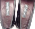 FERRAGAMO sz 9 B DEAN PATENT TUXEDO LOAFERS UH3231