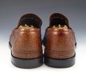 FERRAGAMO sz 7.5 EE CROCODILE LOAFER MS21451 MENS 