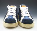 LOUIS VUITTON sz 8.5 DENIM & SUEDE SNEAKERS BA1026